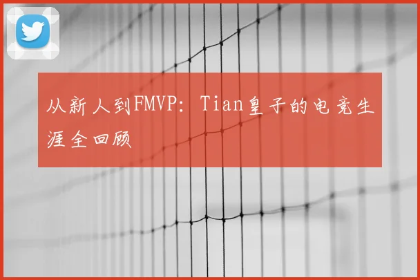 从新人到FMVP:Tian皇子的电竞生涯全回顾